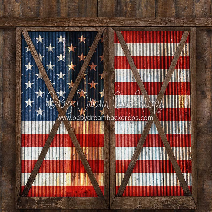 X Drop usa barn doors