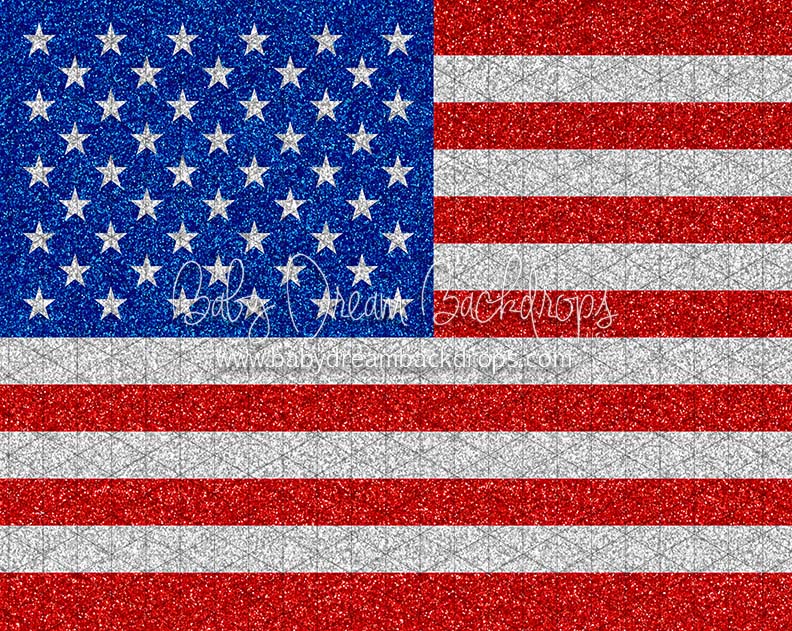 USA Flag Glitz