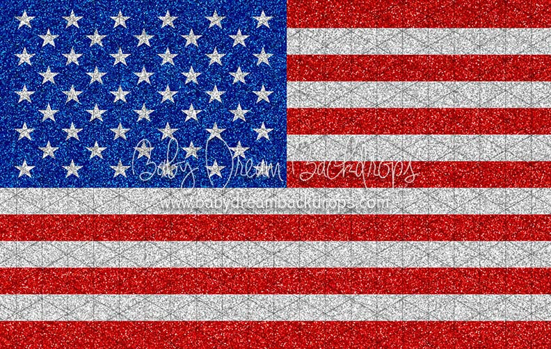 USA Flag Glitz