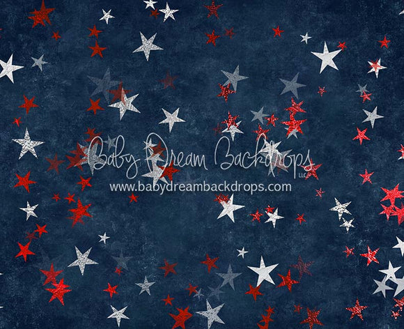 Uncle Sam Stars (Red and White)