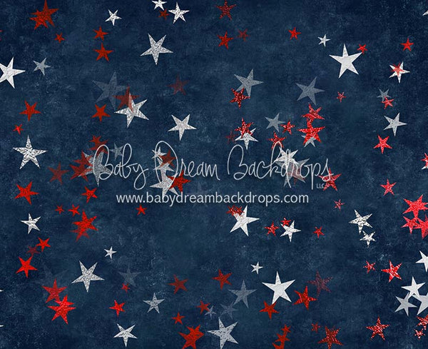 Uncle Sam Stars (Red and White)