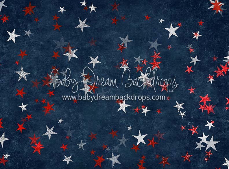 Uncle Sam Stars (Red and White)