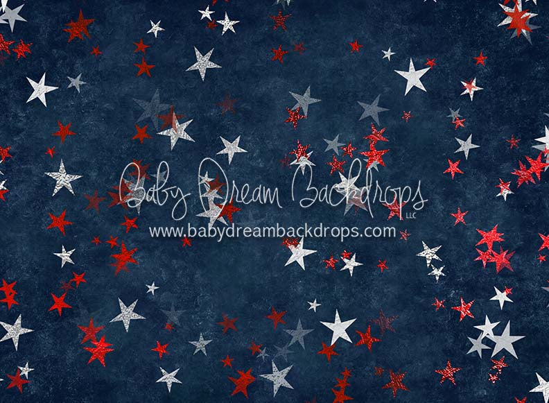 Uncle Sam Stars (Red and White)