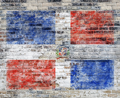 Urban Flag Dominican Republic