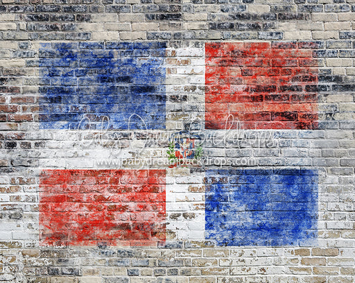 Urban Flag Dominican Republic