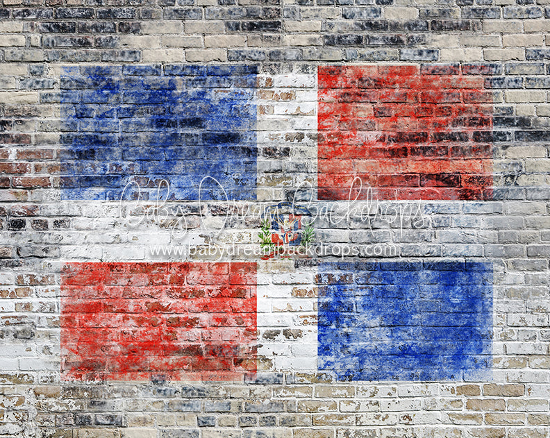 Urban Flag Dominican Republic