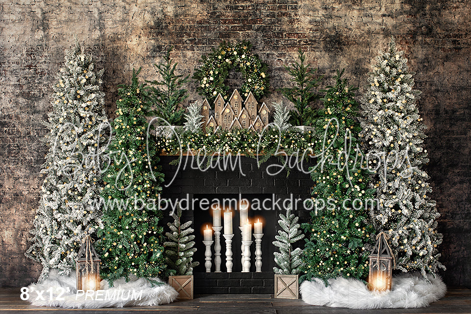 Urban Pine Dark Mantel