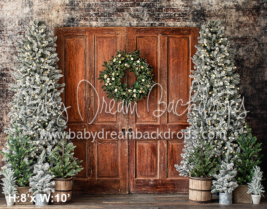 Urban Pine Door with Lights