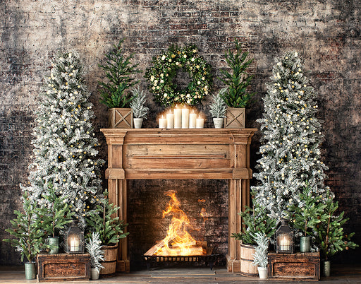 Urban Pine Mantel