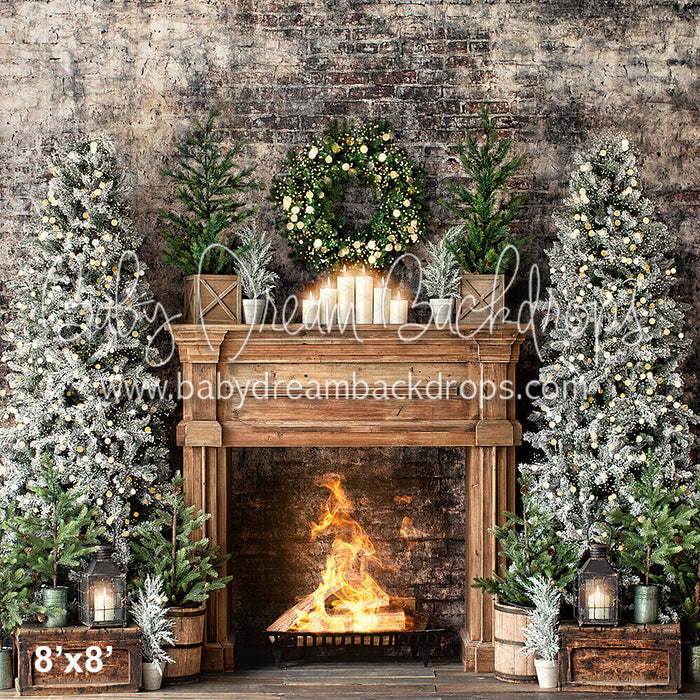 Urban Pine Mantel