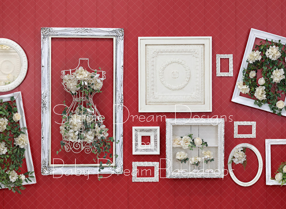 Valentine Frames White