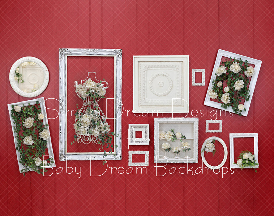 Valentine Frames White