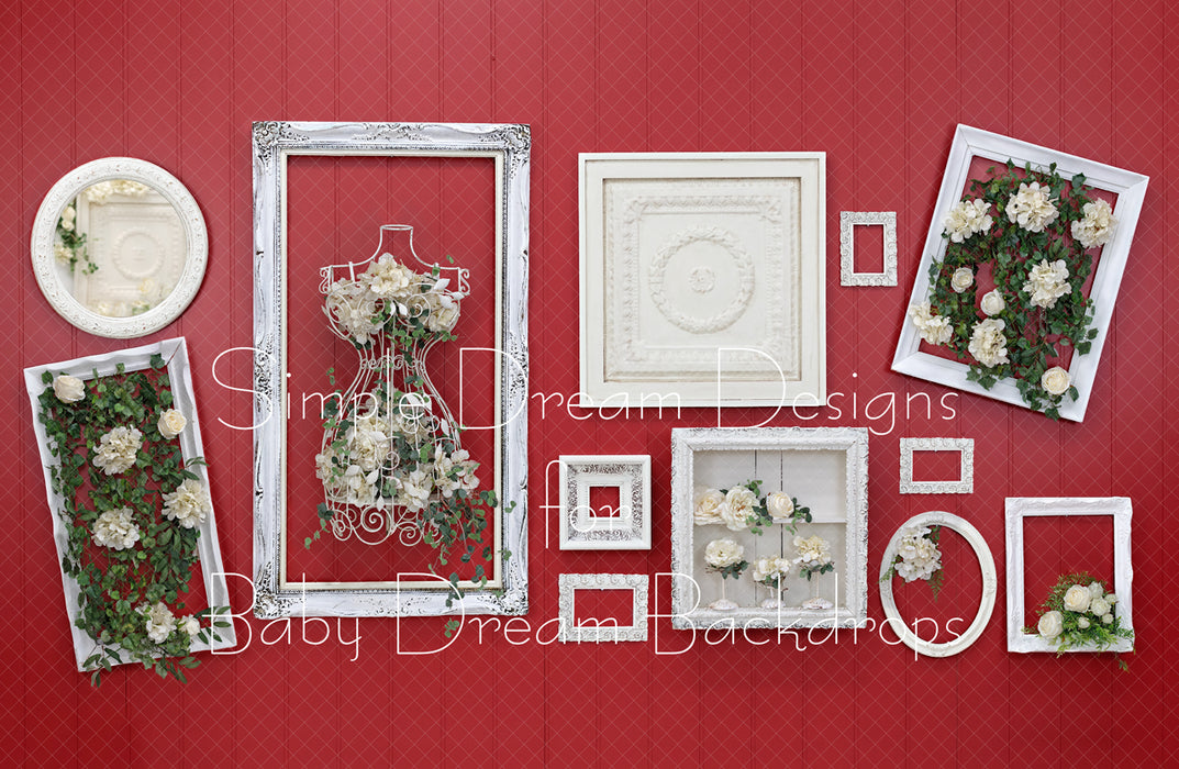Valentine Frames White
