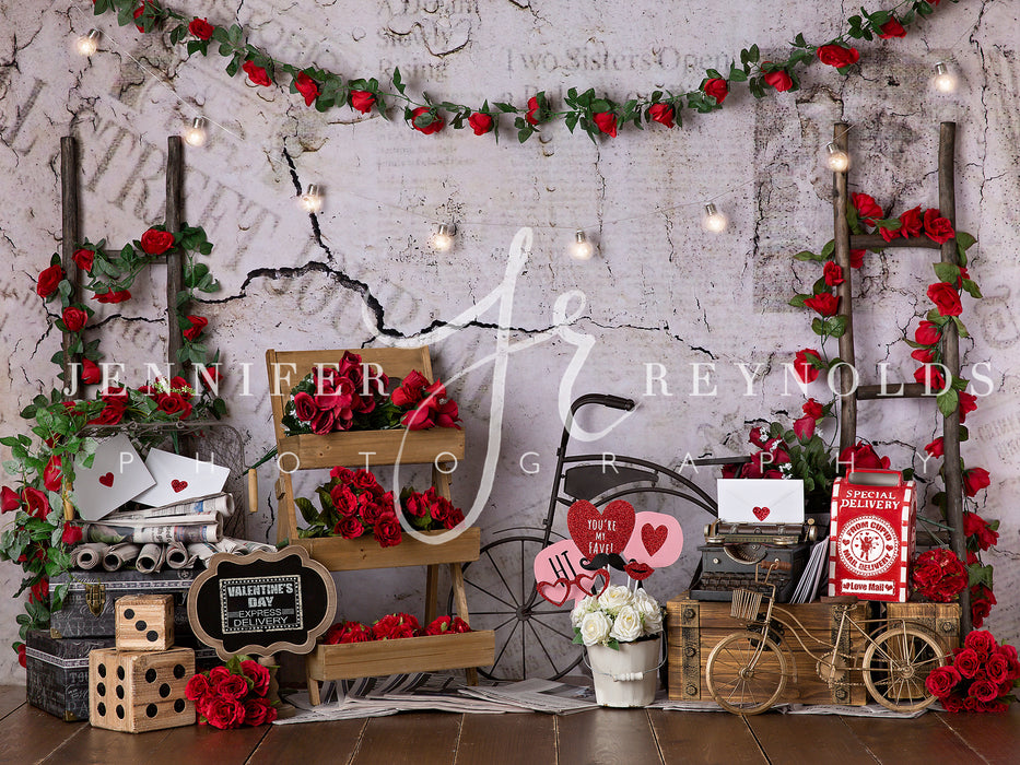 Valentines Newsboy Stand