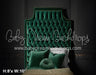 Velvet Green Headboard (SM) 