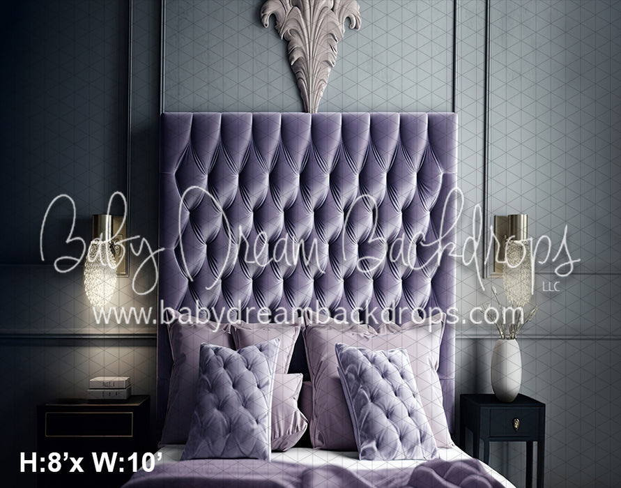 Velvet Lavender Headboard (SM) 