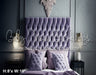 Velvet Lavender Headboard (SM) 
