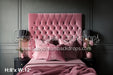 Velvet Pink Headboard (SM)