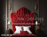Velvet Red Headboard (SM)