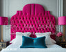Velvet Hot Pink Headboard (SM) 