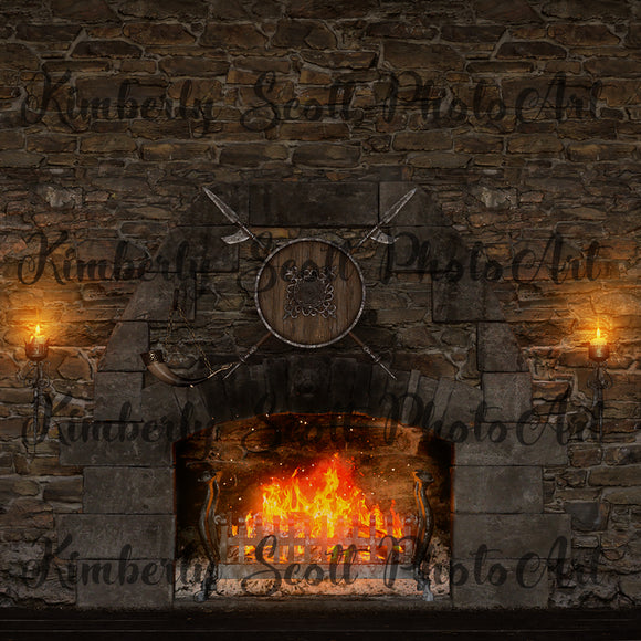 Viking Fireplace