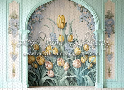 Vintage Tulip Wall (MD)