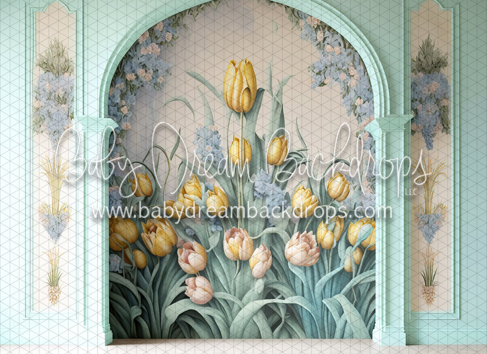 Vintage Tulip Wall (MD)
