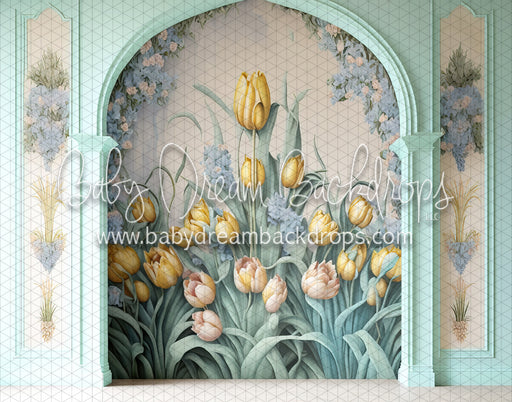 Vintage Tulip Wall (MD)