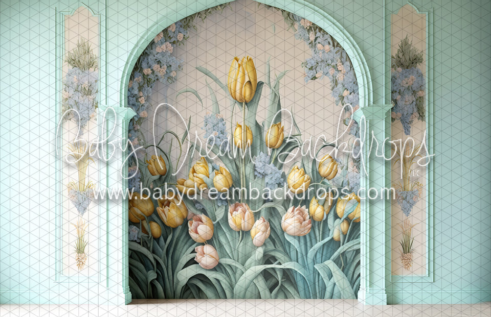 Vintage Tulip Wall (MD)