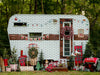 Vintage Christmas Camper with Lights