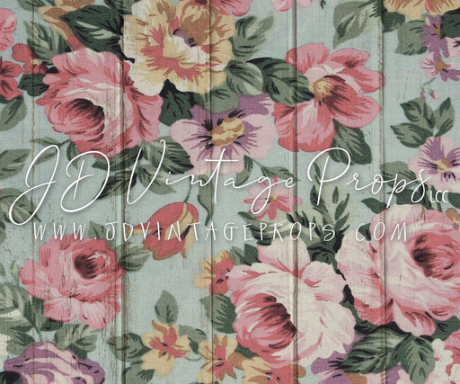Vintage Floral Wood