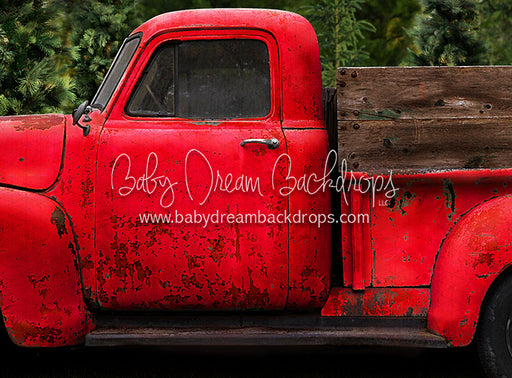 Vintage Red Truck