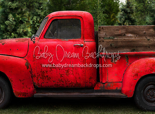 Vintage Red Truck