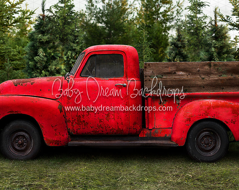 Vintage Red Truck