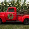 Vintage Red Truck Christmas