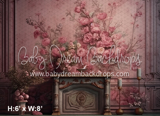 Vintage Rose Wall (BD)