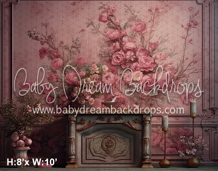 Vintage Rose Wall (BD)