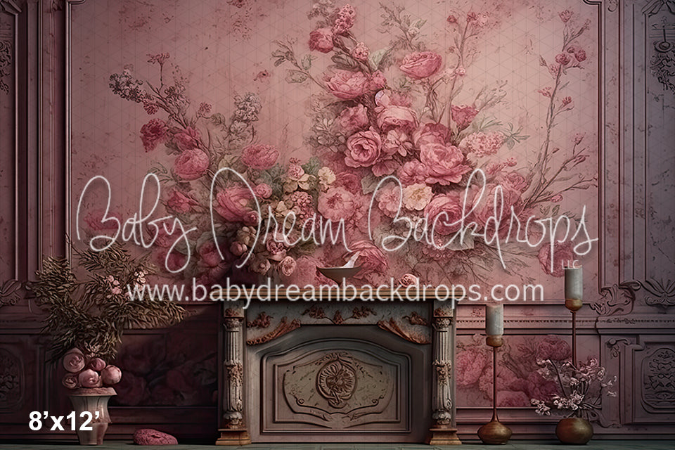 Vintage Rose Wall (BD)