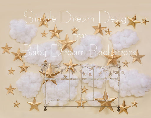 Clouds And Stars Headboard 6x8 SD  