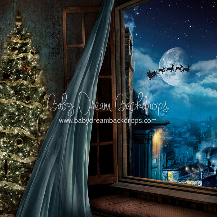 X Drop waiting on christmas santa no snow