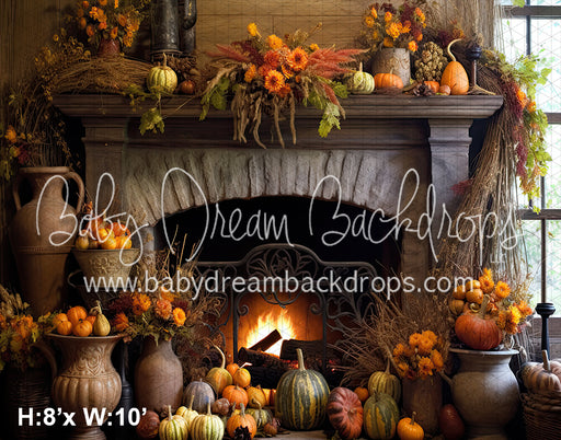 Warm Autumn Fireplace (SM)