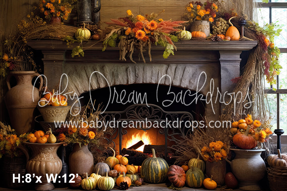 Warm Autumn Fireplace (SM)