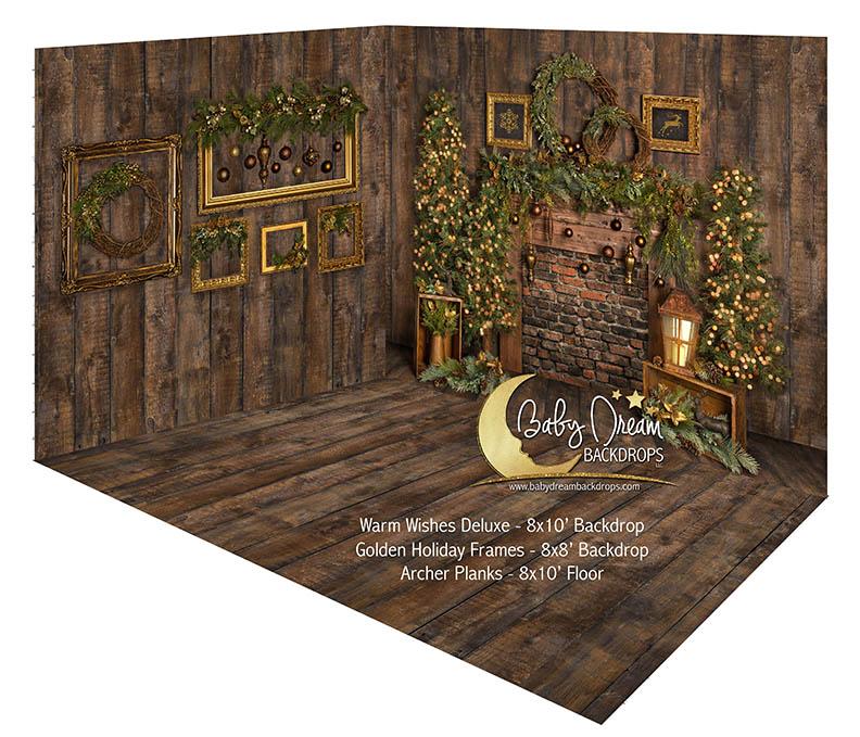 Warm Wishes Deluxe and Golden Holiday Frames Room