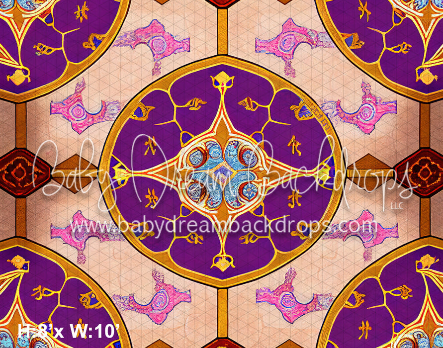 Warrior Princess Vibrant Fabric Floor (MD)