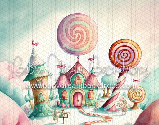 Watercolor Candy Christmas (MD)