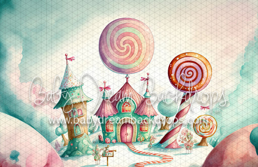 Watercolor Candy Christmas (MD)