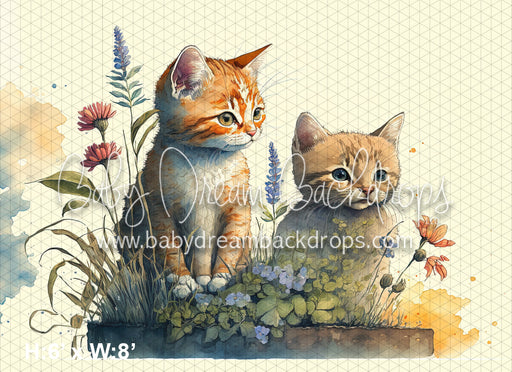 Watercolor Kittens (MD)