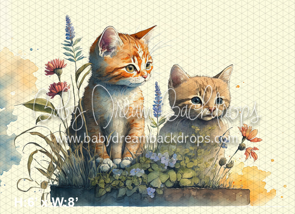 Watercolor Kittens (MD)