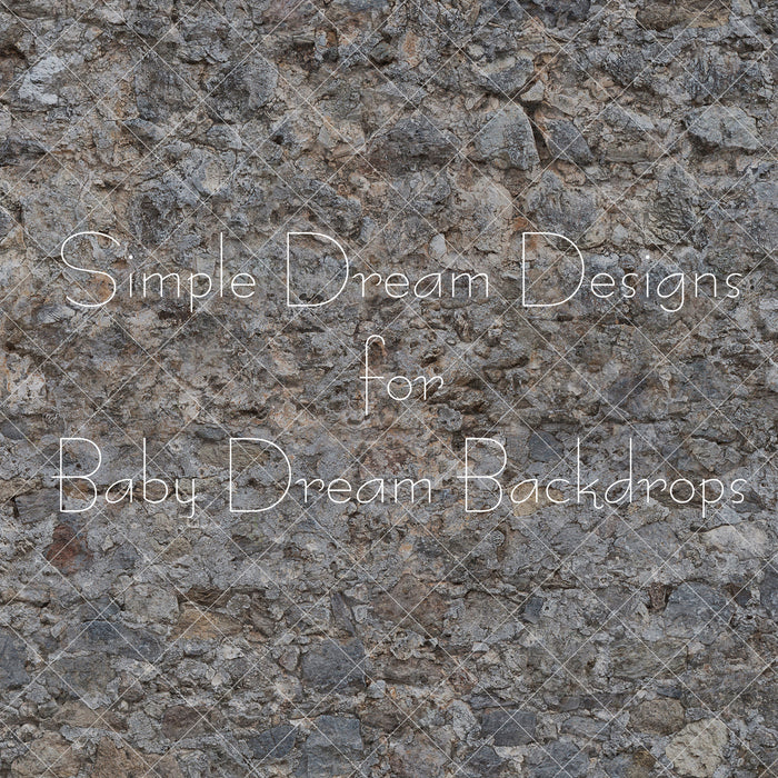 X Drop weathered wall