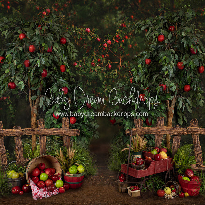 X Drop welcome to the orchard fence